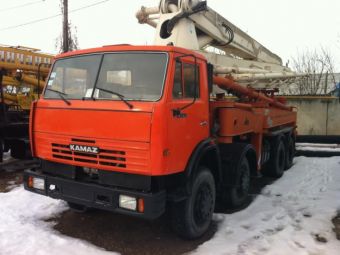 Аренда и услуги бетононасоса КАМАЗ АБН 75/37 - 37 м КАМАЗ АБН 75/37 - 37 м